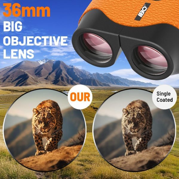 Binoculars for Kids,15X36 Compact Binocular for Adults,BAK4 Prism FMC - Image 3