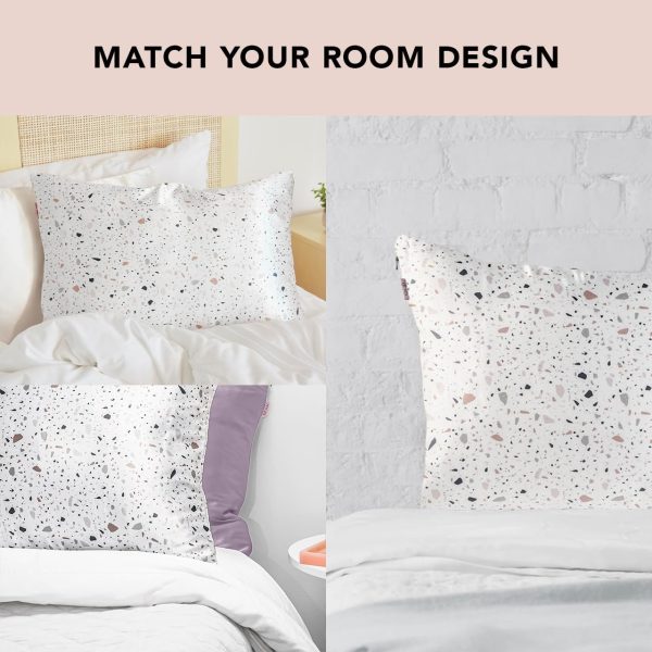 Kitsch Satin Pillowcase with Zipper for Hair & Skin, Softer Than Silk - Image 5