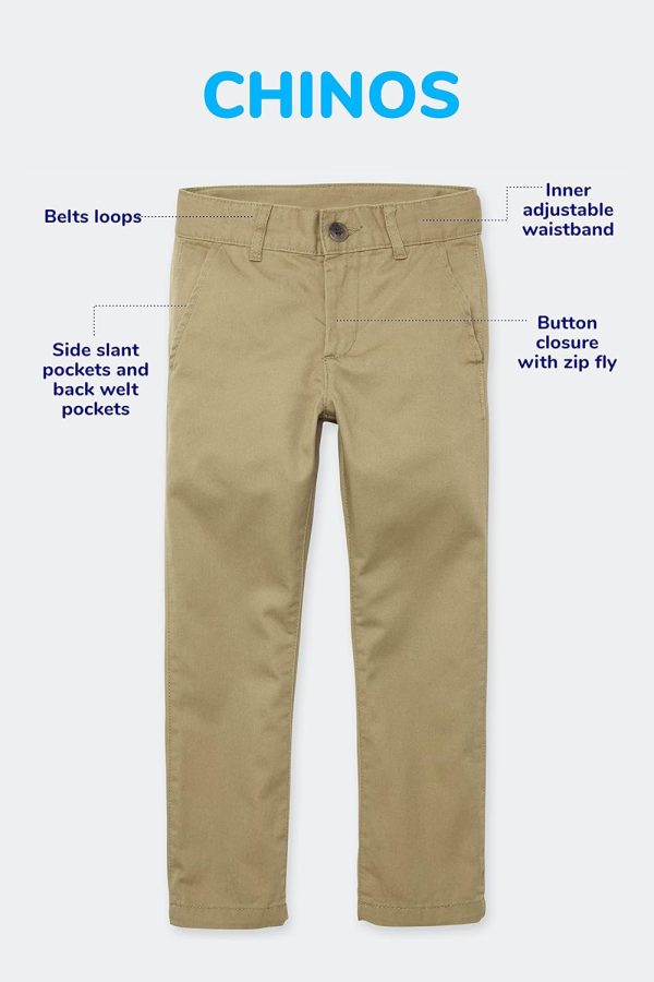 The Children's Place Baby Toddler Boys Chino Pants - Image 5