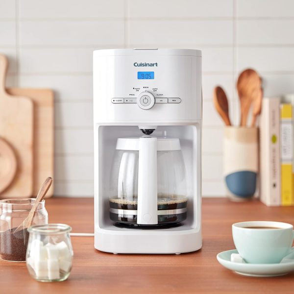 Cuisinart DCC-1120 12-Cup Classic Programmable Coffeemaker, White, 12-Cup, - Image 5