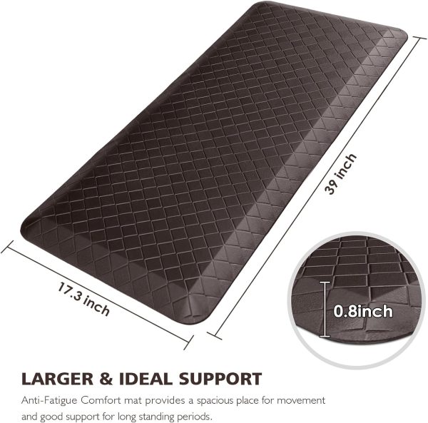 HappyTrends Kitchen Floor Mat - 4/5 Inch Thick Anti-Fatigue Kitchen - Image 2