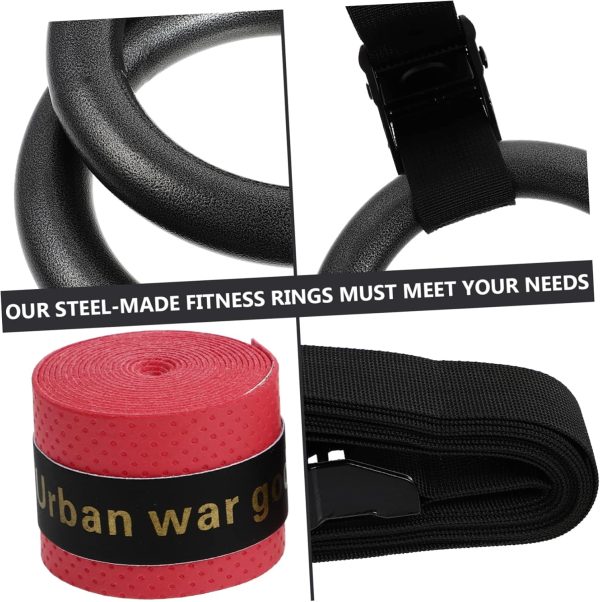 BESPORTBLE 2 Rings Dumbbell Rack Equipment Ring Fit Gym Adjustable Dumbbell - Image 4