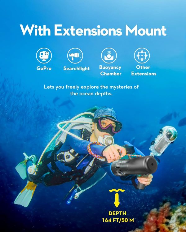 EDGE K5 Underwater Scooter Detachable Modular Gear,3 MODE,Max Speed - Image 5