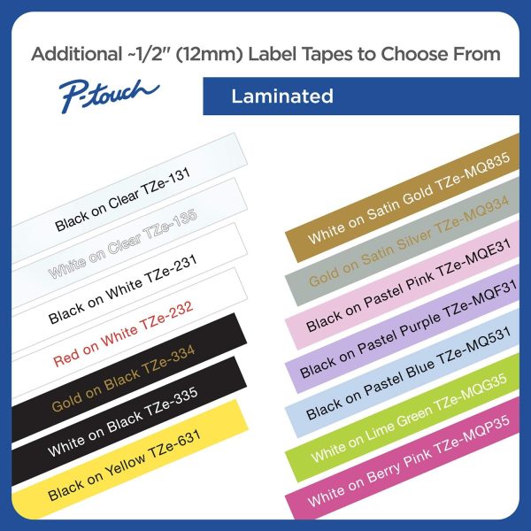 Brother Genuine P-touch TZE-MQF31 Tape, 1/2" (0.47") Wide Standard - Image 4