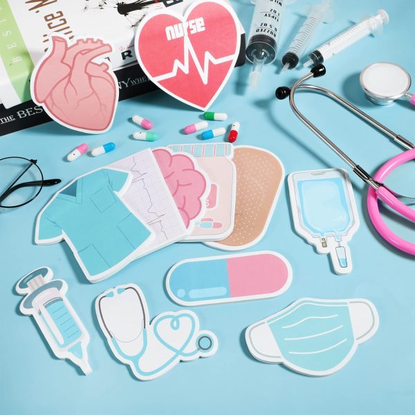 12 Pcs Nurse Gift Sticky Notes Medical Themed Sticky Notes Nurse Post Notes - Image 4