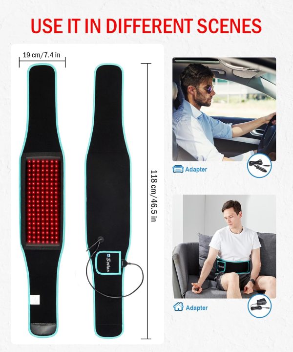 Sotion Red Light Therapy Belt with Massage-Red Light Therapy for Body&Near - Image 7