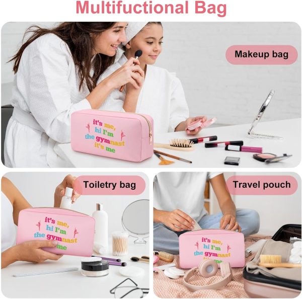 Heigebi Gymnast Makeup Bag Gymnastics Team Gift Gymnast Graduation Birthday - Image 7