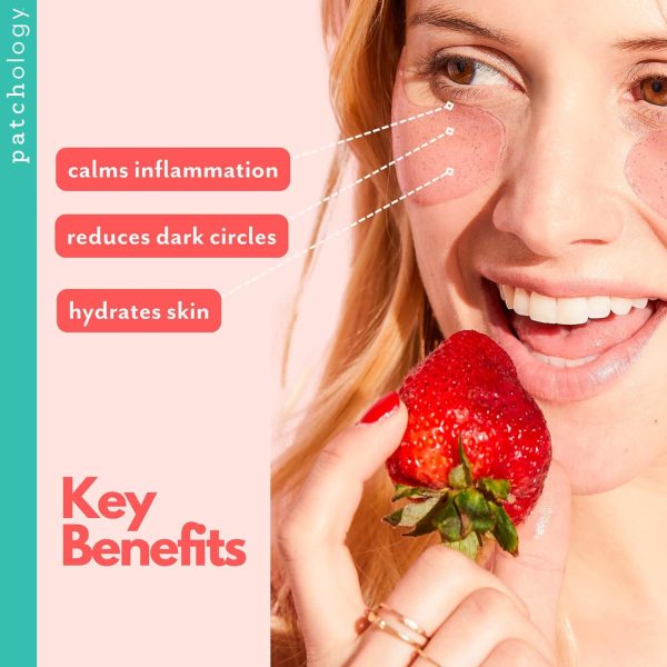 Patchology Serve Chilled Rosé Hydrating Under Eye Patches – Hyaluronic Acid - Image 4