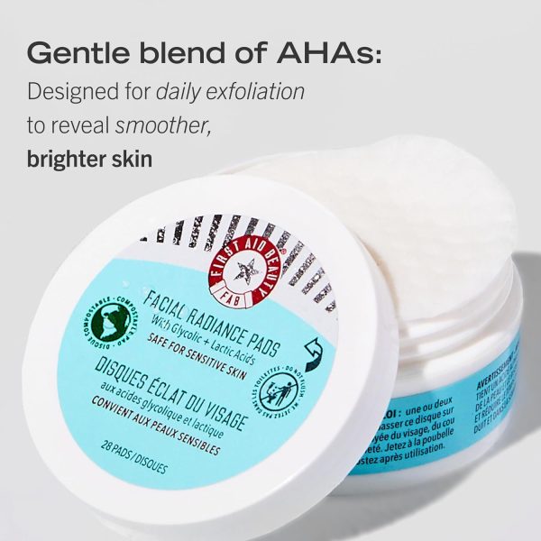 First Aid Beauty - Facial Radiance Pads with Gycloic & Lactic Acids – Daily - Image 4