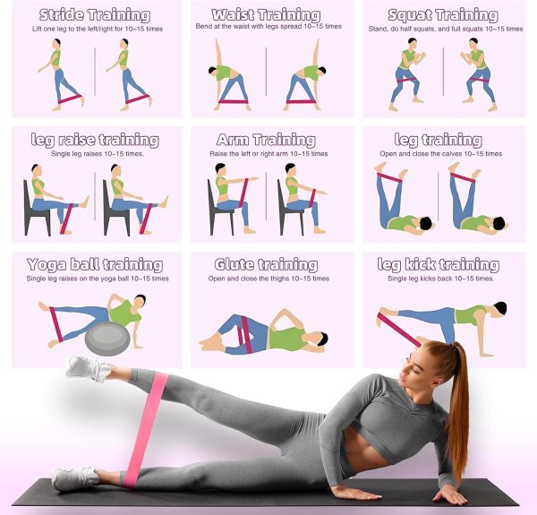 Resistance Loop Exercise Bands, Resistance Bands Exercise Bands for Home - Image 5