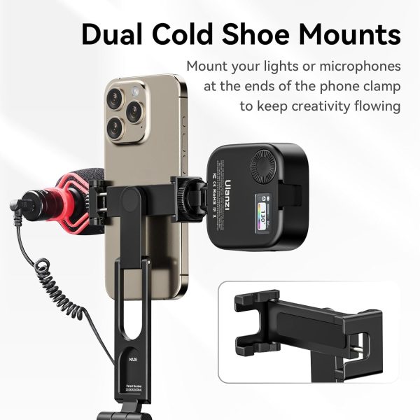 ULANZI MA26 Foldable Phone Tripod - Pocket Cell Phone Vlog Video Tripod - Image 6