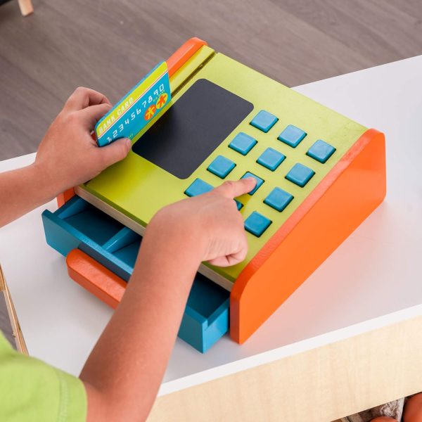 KidKraft Colorful Wooden Grocery Store Marketplace Toy - Multi Colored, - Image 7