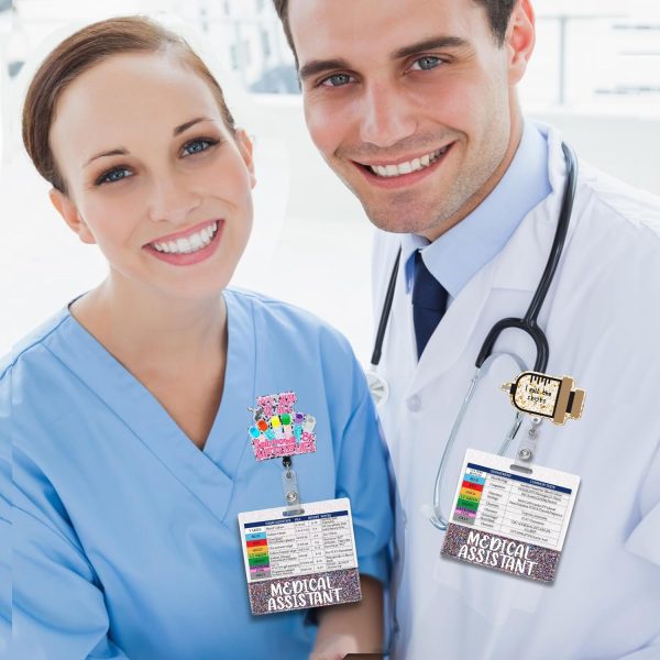 Plifal Medical Assistant Phlebotomist Badge Buddy with Order of Blood Draw - Image 6