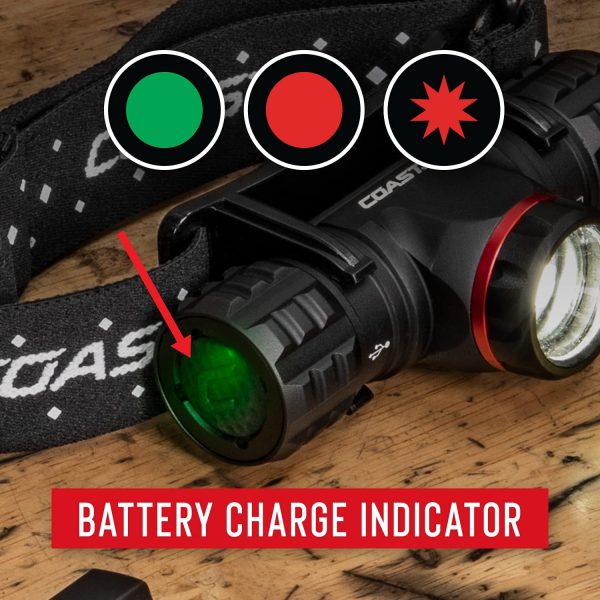Coast® XPH34R 2075 Lumen USB-C Rechargeable-Dual Power LED Headlamp - Image 12