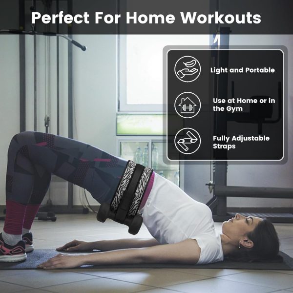 Hip Thrust Belt for Dumbbells,Exercise Hip Thrust Belt for Weights, Hip - Image 2