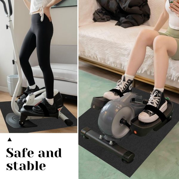 Rainmae Ellipse Leg Exerciser Machine Non-Slip Mat with Pedal Straps, Apply - Image 7