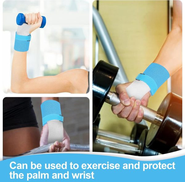 2 Sets Gymnastics Hand Grips Gloves Wristbands, Gymnastic Hand Grips - Image 6