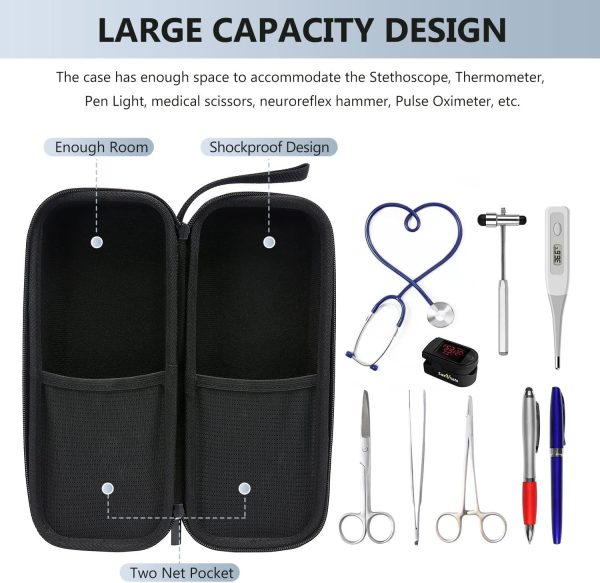 LOVEVOOK Nurse Backpack Laptop Backpack for Women with Stethoscope Case & - Image 4