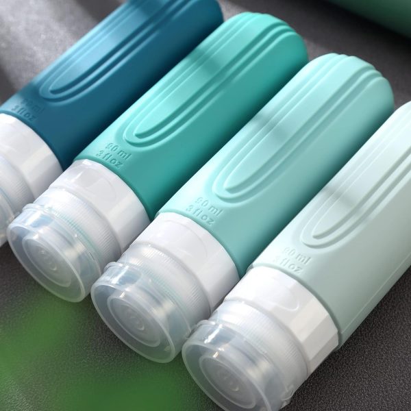 Travel Bottles for Toiletries, Tsa Approved 3oz Travel Size Containers BPA - Image 5