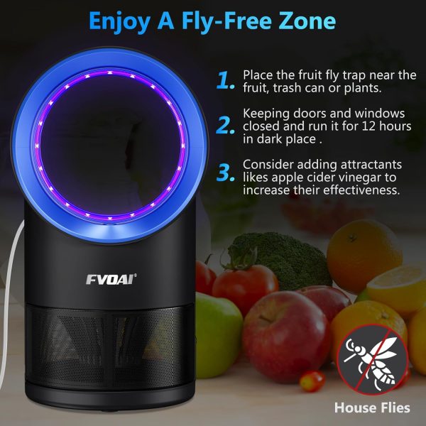 Fruit Fly Trap for Indoors, Fly Traps Indoor for Home Gnat Traps House - Image 7