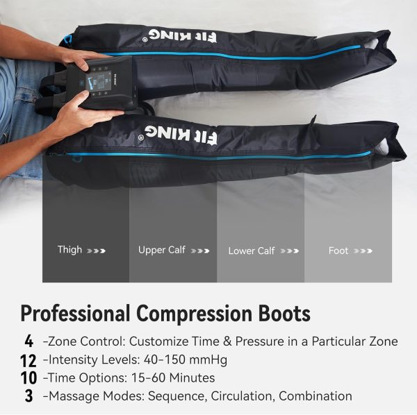 FIT KING Professional Air Compression Recovery System, Cordless - Image 4