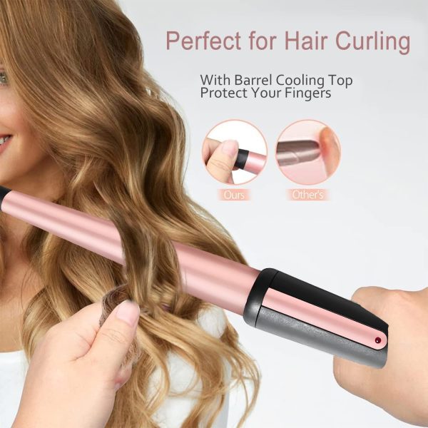 Hair Curling Wand, 0.5-1Inch Tapered Curling Iron, Professional Ceramic - Image 5