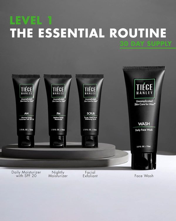 Tiege Hanley Mens Skin Care Set, Essential Skin Care Routine for Men - Image 3