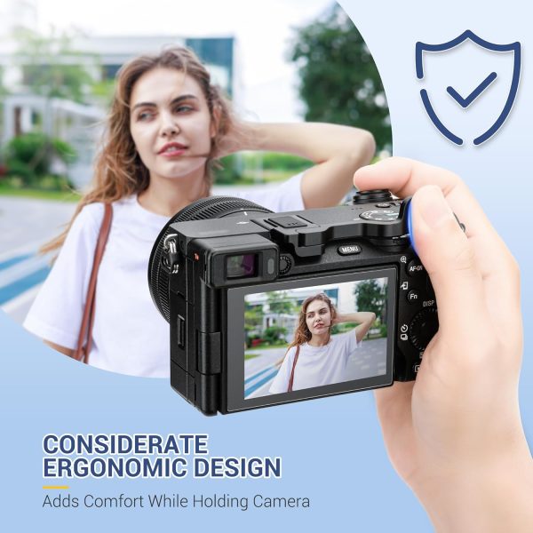 Foldable A6700 Thumb Up Grip for Sony A6700 Camera Only, Aluminum Alloy - Image 2