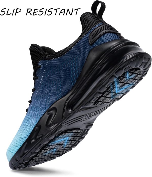 LARNMERN Mens Non Slip Work Shoes Slip On Water Resistant Walking Sneakers - Image 2