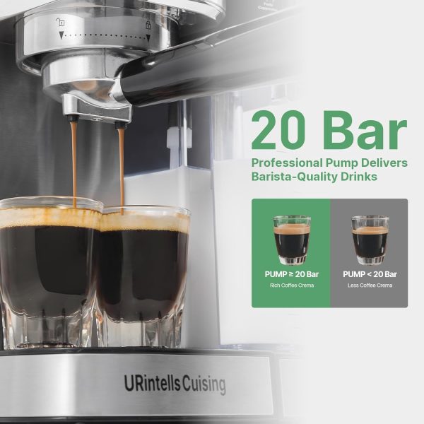 Espresso Machine 20 Bar, Touchscreen Espresso Maker with Automatic Milk - Image 7