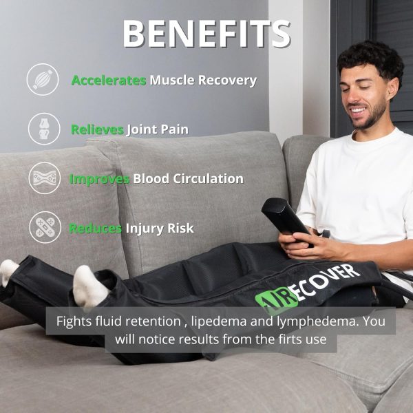 Leg Compression Massager for Circulation, Air Compression Boots, Lymphatic - Image 2