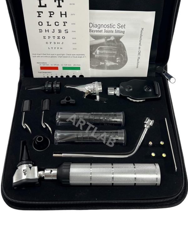 ArTLaB-Premium 3-in-1 Otoscoope Oph Diagnostic set- Multi-Function - Image 3