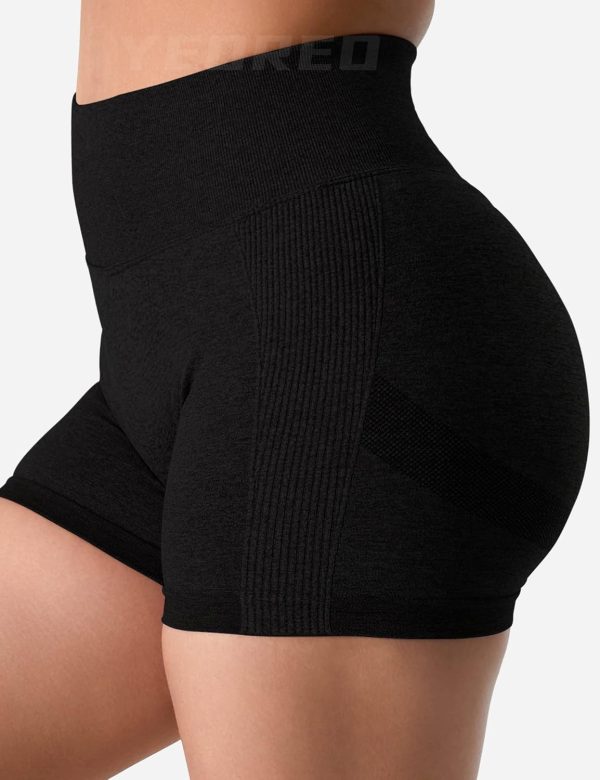 YEOREO Professional Women Workout Shorts 3.6" Scrunch Shorts Seamless High - Image 4