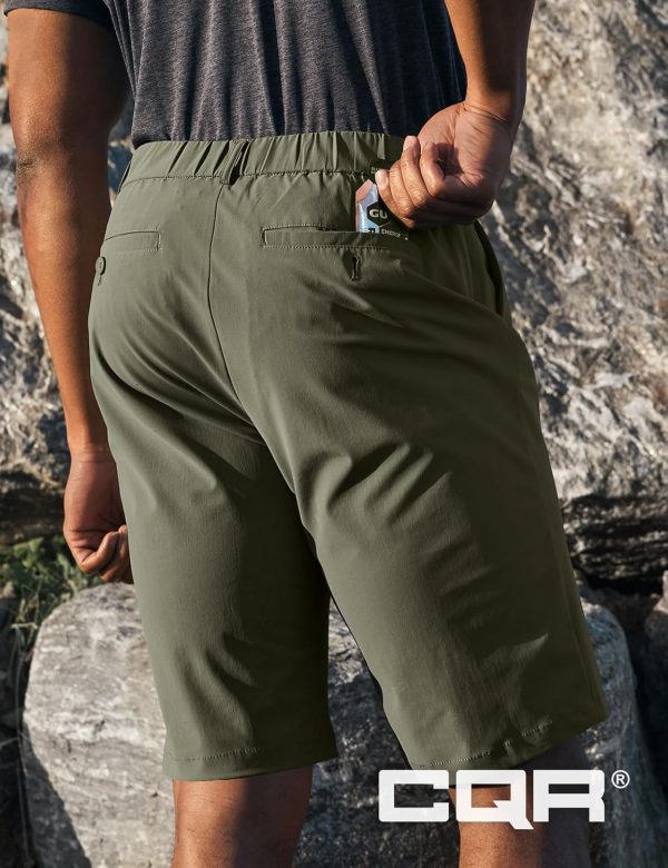 CQR Men's Hiking Cargo Shorts, Quick Dry Stretch Tactical Outdoor Shorts, - Image 9