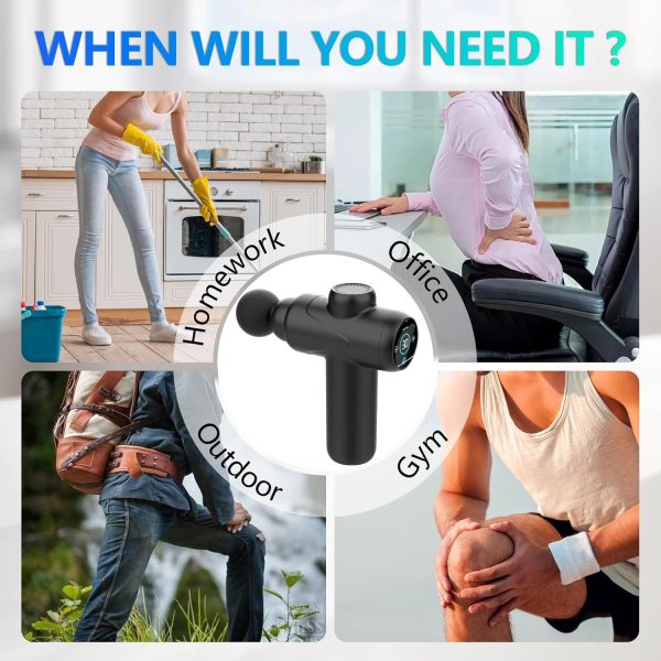 Mini Massage Gun - Massage Gun Deep Tissue, Percussion Muscle Massager Gun - Image 5