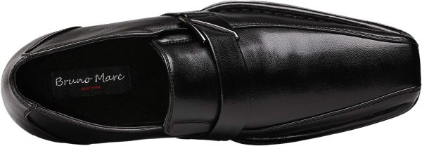 Bruno Marc Men's Giorgio Leather Lined Dress Loafers Shoes - Image 4