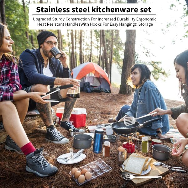 Camping Essentials Accessories Camping Gear Must Haves, Cooking Utensils - Image 6