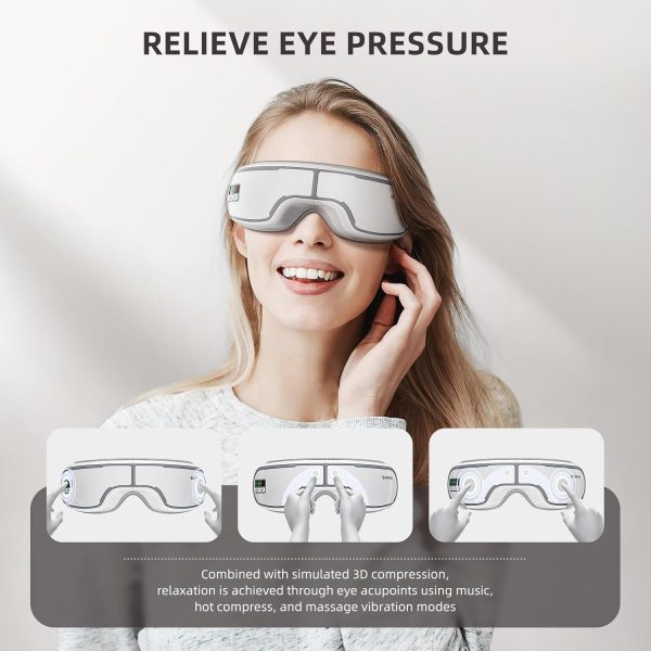 Eye Massager with Heat, Christmas Birthday Gifts for Women Eye Massager, - Image 2