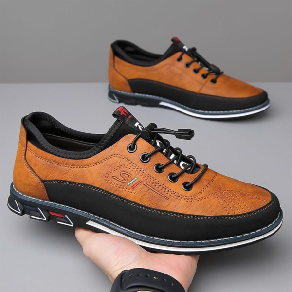 Mens Dress Shoes Casual Oxfords Lace-Up Lightweight Formal Business Shoes - Image 6
