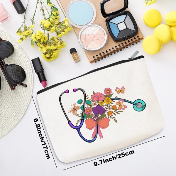 Nurse Cosmetic Bag Nurse Gifts Nurse Appreciation Birthday Makeup Bag Nurse - Image 2