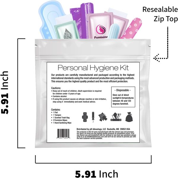 Menstrual Kit All-in-One 10 Pack | Convenience on The Go | Period Kit Pack - Image 7