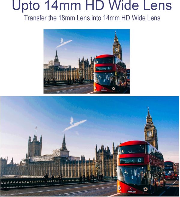 FotoZ 49mm 0.75x Wide Angle Lens, for Sony Vlogcam ZV-1 II Accessories, 2 - Image 3