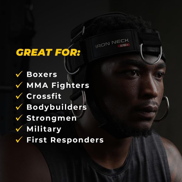 Iron Neck Alpha Plus Neck Harness - Elevate Neck Strength with Adjustable - Image 5