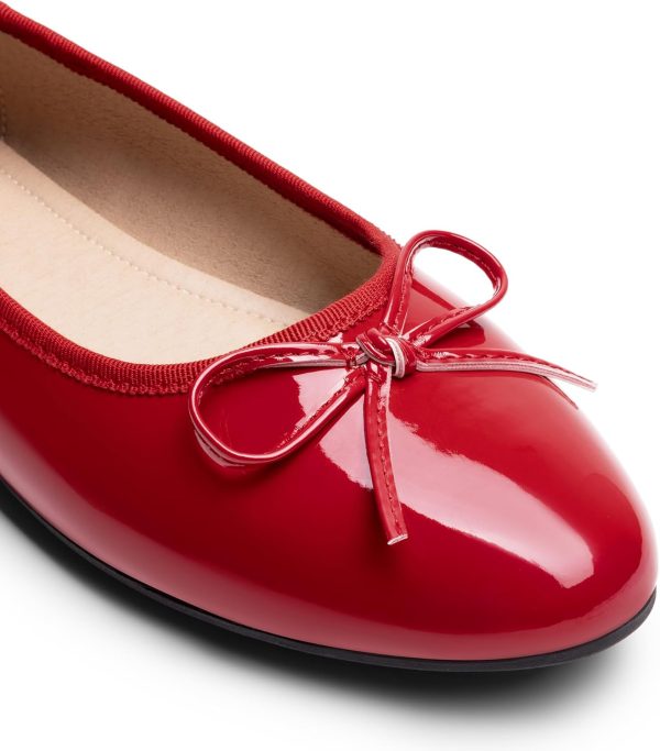 DREAM PAIRS Women's Flats, Round Toe Ballet Flats, Comfortable Slip-on - Image 5