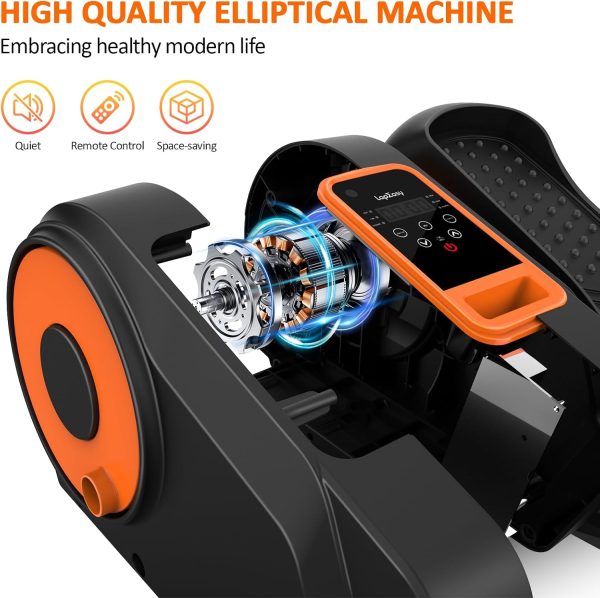LapEasy Under Desk Elliptical Machine, Electric Ellipse Leg Exerciser for - Image 2