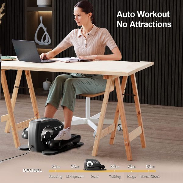 Under Desk Elliptical Machine for Seniors Rehab Electric Seated Leg Foot - Image 5