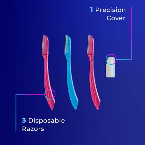 Schick Hydro Silk Touch-Up Dermaplaning Tool with Precision Cover, 3ct | - Image 8