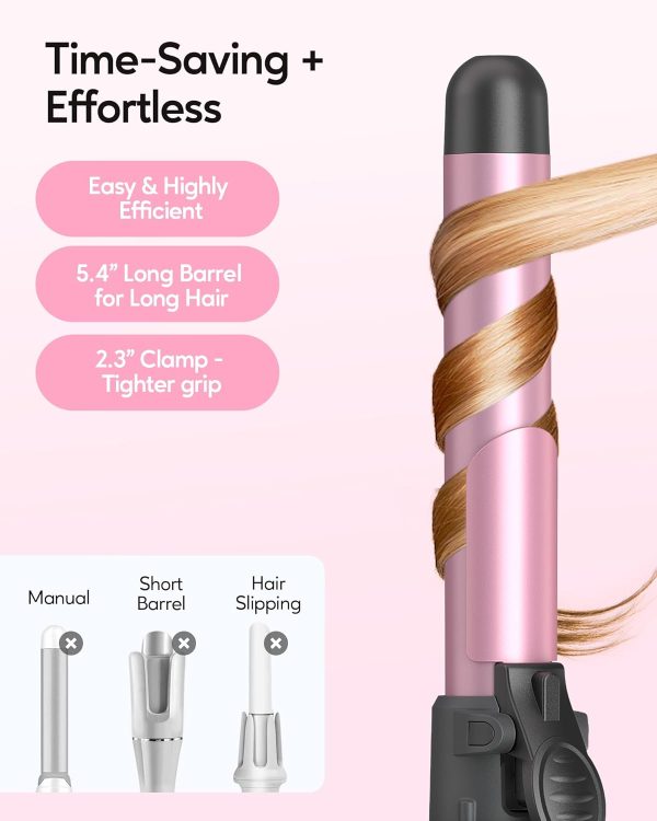 Wavytalk 1 Inch Rotating Curling Iron - Get Effortless Waves with Self - Image 3