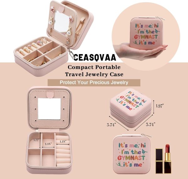 Gymnastics Gifts Jewelry Box for Women, Gifts for Gymnast Women Friends, Hi - Image 3