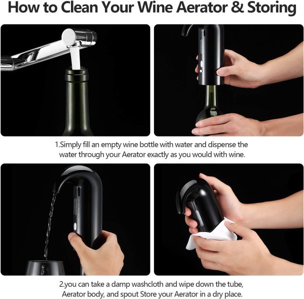 Wine Aerator Electric Wine Decanter Best Sellers One Touch Red -White Wine - Image 6